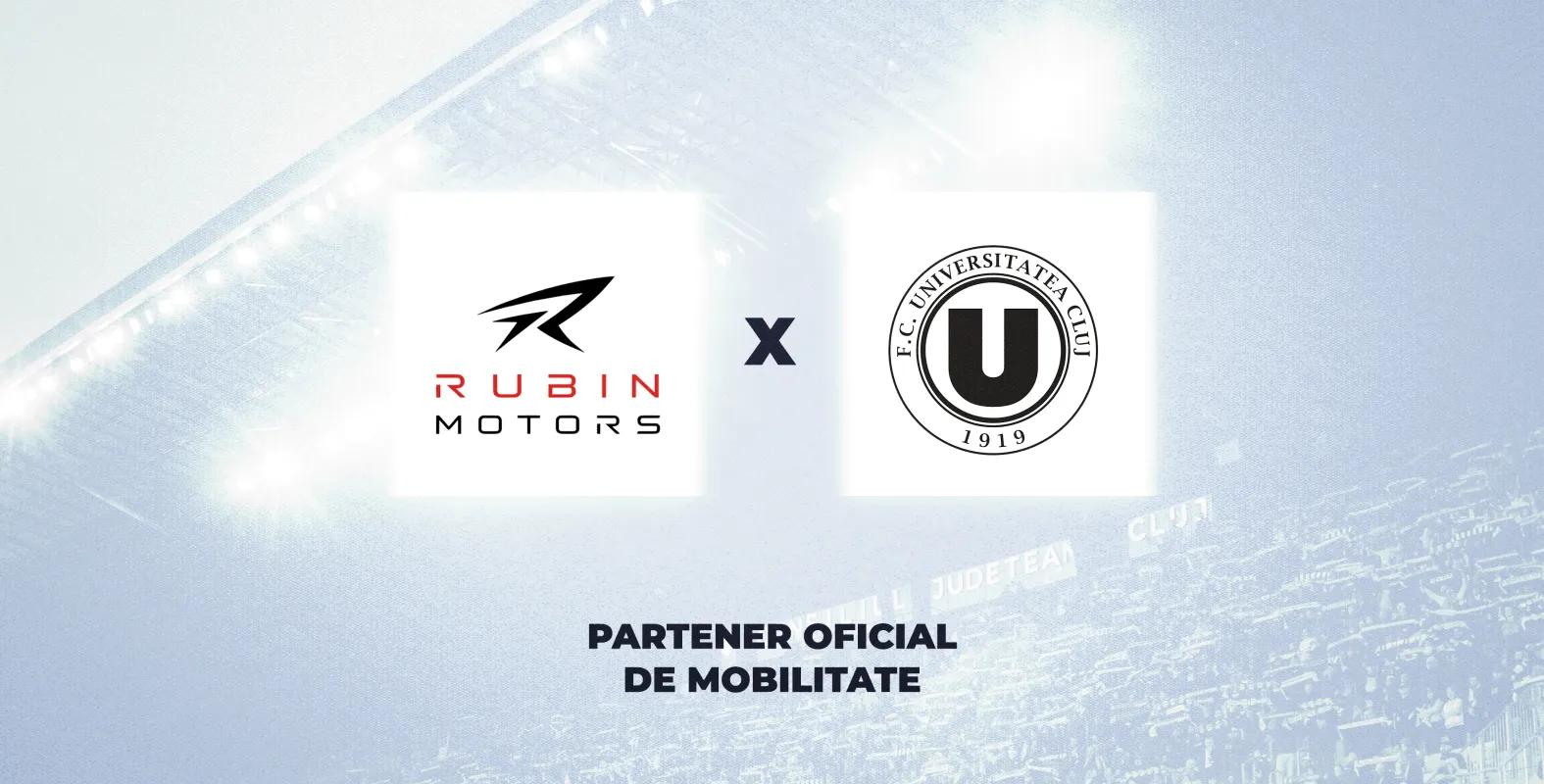 FC Universitatea Cluj și Rubin Motors anunță un parteneriat strategic de mobilitate