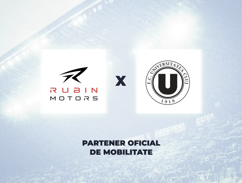 FC Universitatea Cluj și Rubin Motors anunță un parteneriat strategic de mobilitate