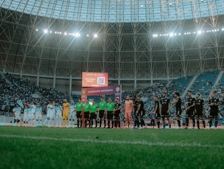 CRONICĂ U Craiova vs Universitatea Cluj 1-1 (5-3 la lovituri de departajare) | „Loteria" penalty-urilor a decis destinația Supercupei