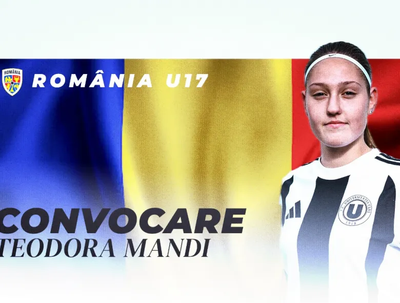 Teodora Mandi ne reprezintă în naționala U17 a României