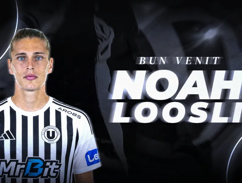 Are peste 100 de meciuri în prima ligă elvețiană, a fost om de bază la Bochum și de astăzi e, oficial, „student”. Bine ai venit, Noah Loosli!