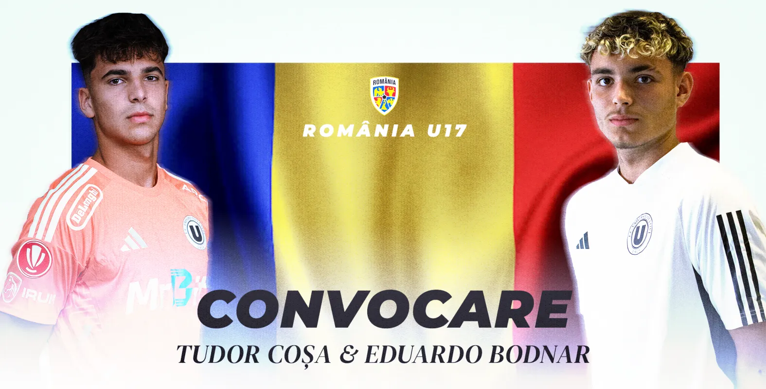 Tudor Coșa și Eduardo Bodnar, în lotul lărgit al naționalei U17 pentru Campionatul Mondial din Qatar
