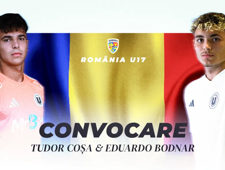 Tudor Coșa și Eduardo Bodnar, în lotul lărgit al naționalei U17 pentru Campionatul Mondial din Qatar