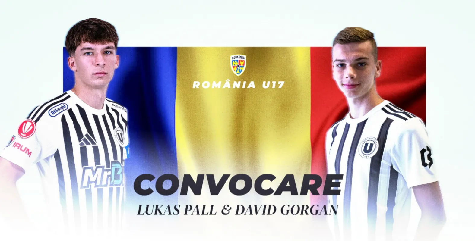 Lukas Pall și David Gorgan fac parte din lotul României U17 pentru un stagiu de pregătire în Slovenia